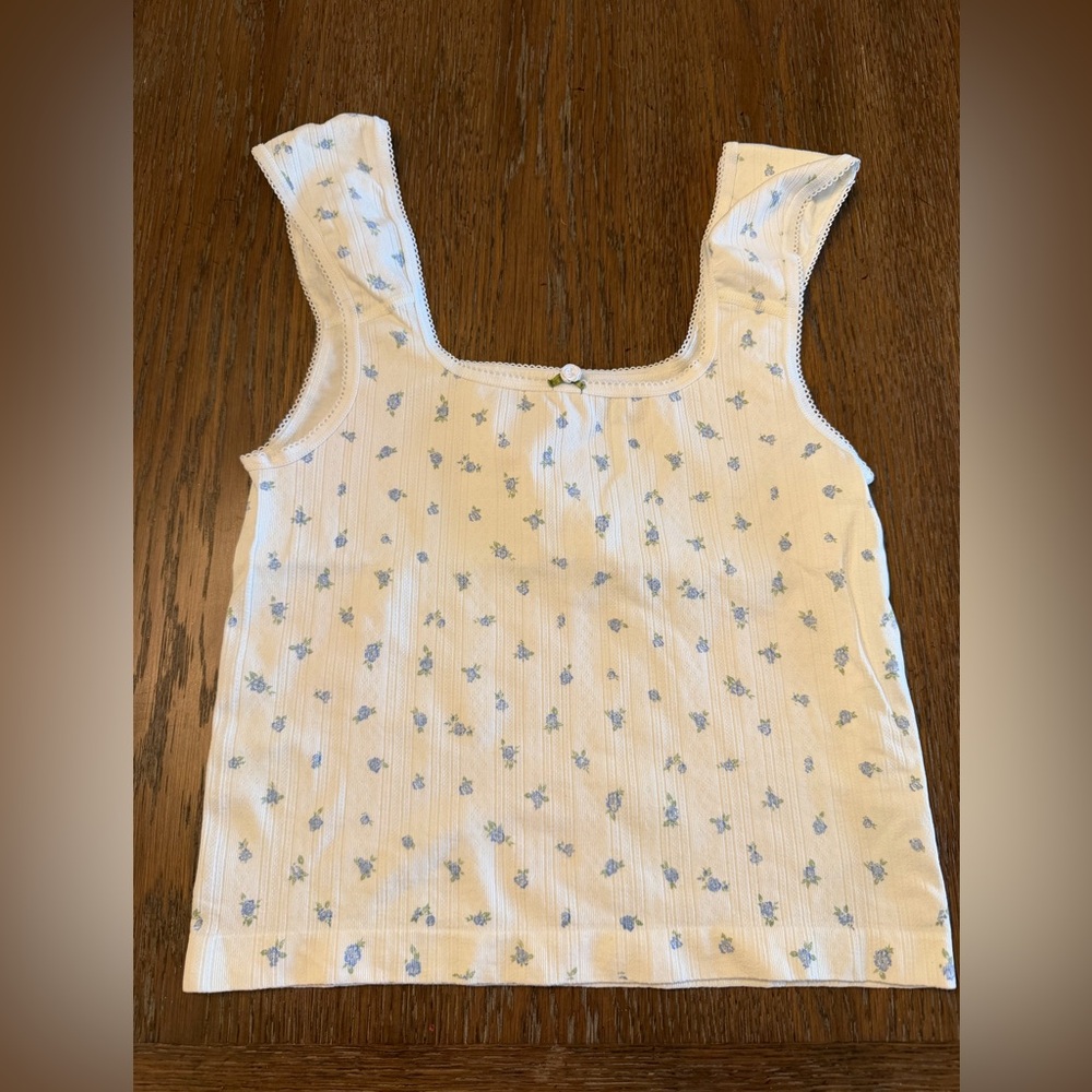 Floral Sleeveless Top